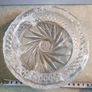 Vintage Haevy Bohmien Crystal Ashtray. Image 2