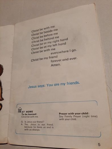 Vintage school book you are my friends