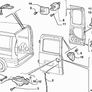 Upper Rear Door Lock (Fiat Doblo) Image 3