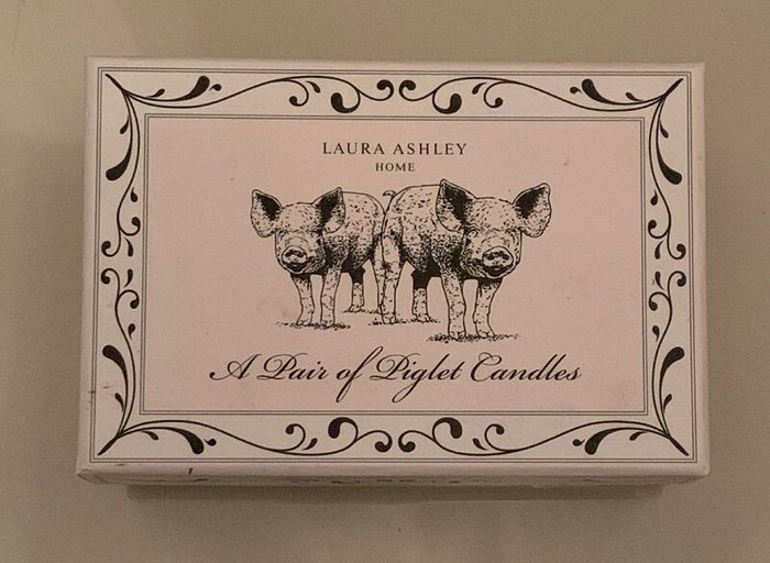 Laura Ashley Piglet Candles