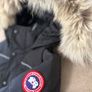 Boys Canada Goose Jacket with Fur Image 3