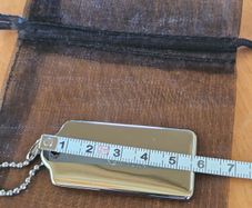 Coach Silver Metal Bag Tag / Authentic / NEW