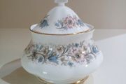 Vintage Lidded Sugar Bowl Paragon Meadowvale Bone China
