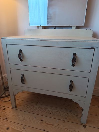 Vintage dressing table with a mirror