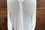 Cream Long Sleeve Blouse - Size 14