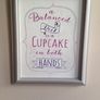 Shabby chic wall art picture Image 2