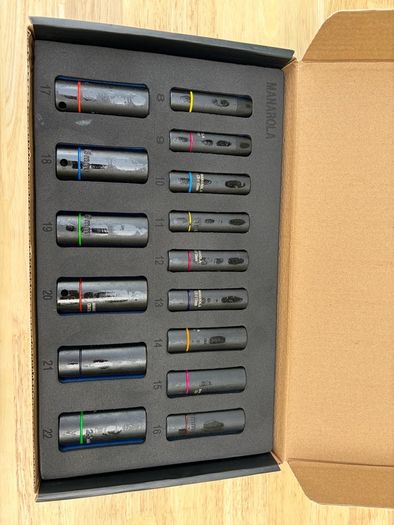 Brand New Manarola 15Pc 3/8" Socket Set
