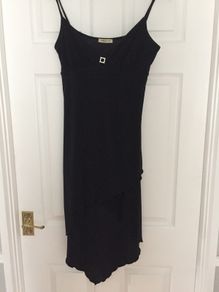 Topshop black dress with diamante  detail