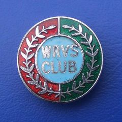 WRVS CLUB (Women's Royal Voluntary Service) - a vintage club volunteer's membership badge (1960's / 1970's)