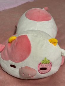Strawberry Cow Plushie