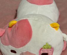 Strawberry Cow Plushie