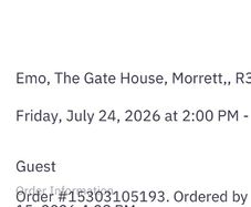 2 x forest fest weekend tickets