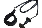Vision Basic Straight Bodyboard Leash Black