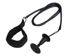 Vision Basic Straight Bodyboard Leash Black