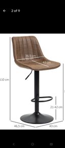 2 bar stools  week old