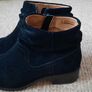 Vionic Black Suede Ankle Boots size 5 Image 3