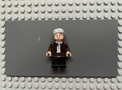 lego Star Wars sw0675 Han Solo minifigure, Old (Lopsided Grin)