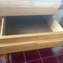 wooden desk with drawers Image 5