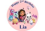 Gabby Dollhouse edible cake topper 7'
