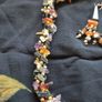 Vintage Multi Stone Necklace and Earrings Set Image 4