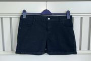 Ladies Black Denim Shorts from Dorothy Perkins