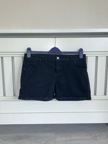 Ladies Black Denim Shorts from Dorothy Perkins