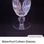 Waterford crystal port/sherry glasses in Colleen vintage design collection BRAND NEW Image 2