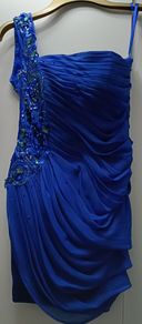 Lara Blue sequin short party dress occasions