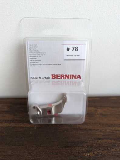 Brand new Bernina Snap-on Shank 78V