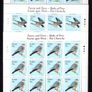 2010 Ireland Fauna & Flora: Birds of Prey Commemorative Stamps Sheetlet Plate 1A1A1A1A Mint Never Hinged (MNH) Image 2