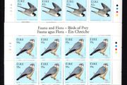 2010 Ireland Fauna &amp; Flora: Birds of Prey Commemorative Stamps Sheetlet Plate 1A1A1A1A Mint Never Hinged (MNH)