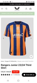 CastoreJunior RFC Rangers Third Jersey