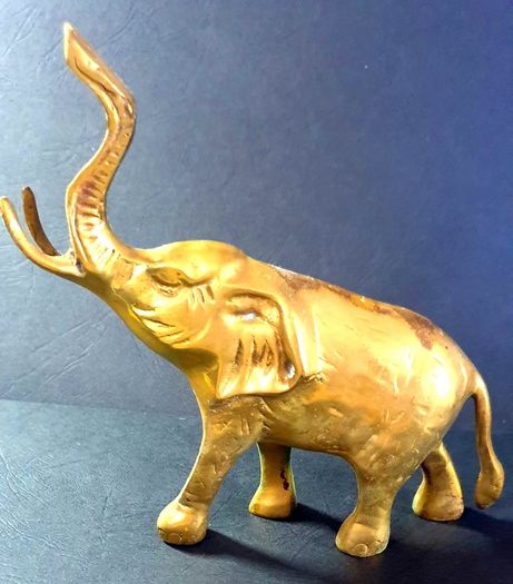 Vintage Brass Elephant