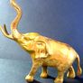 Vintage Brass Elephant Image 6
