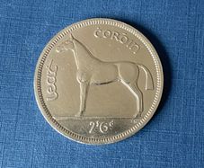 Eire, 1964. Half Crown. Free Post
