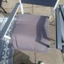 2 metal garden chairs Image 2