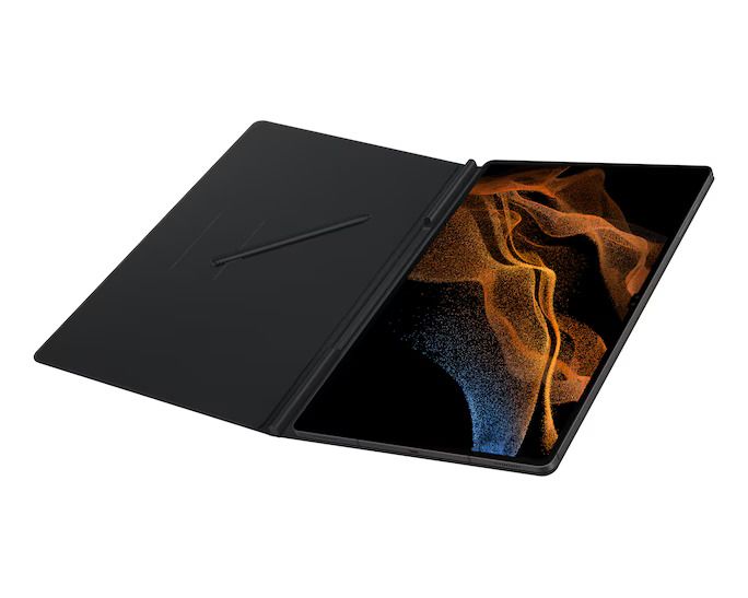 Original Samsung Galaxy Tab S8 Ultra 14.6" Pouch Book Case Cover Black