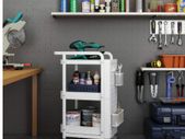BRAND NEW 3 tier kitchen storage rack cart bathroom shelves, movable toilet storage rack