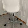 White chair on wheels Image 5
