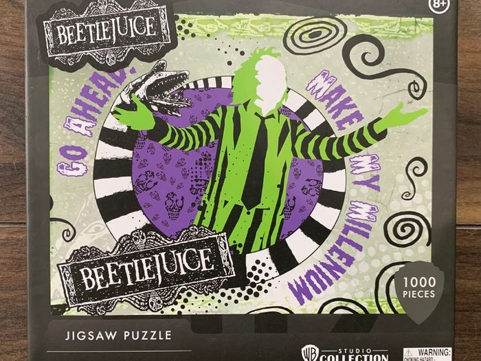 WB Studio Collection Beetlejuice Jigsaw - 1 x 1000 Pieces - will keep kids busy over Summer Holidays!