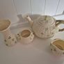 Vintage Belleek Irish China Classic Shamrock & Basketweave Pattern Image 2
