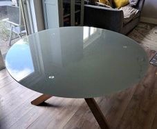 Round Glass Table