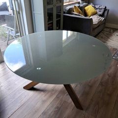 Round Glass Table