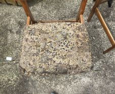 Old table and chairs
