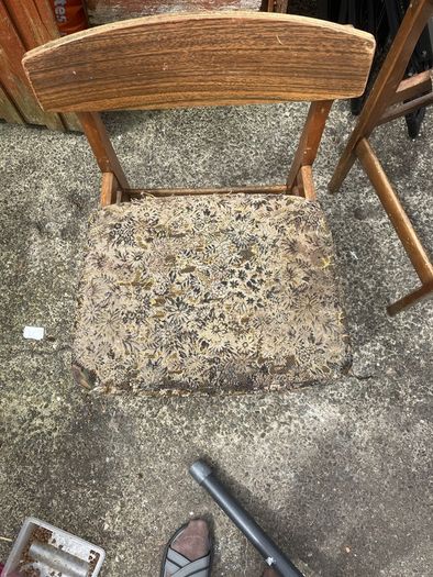 Old table and chairs