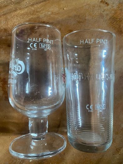 Carling rockshore apple cider  hop house 13 Carlsberg Beer Glasses