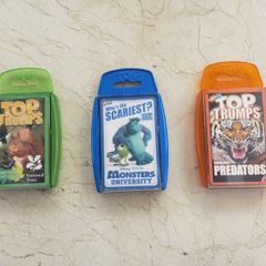3 sets of Top Trumps