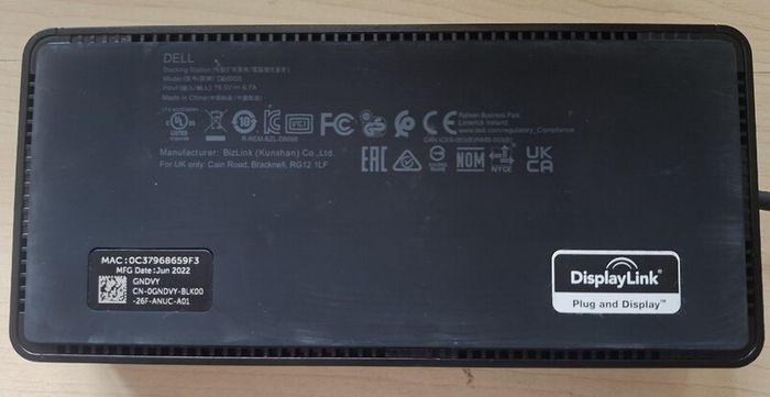 Dell Docking station D6000S 130W