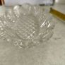 Vintage Pressed Glass Crystal Oval With Scallop Edge Dish Image 5
