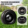 Lawn Mower Tires with Rim, 11x4-5" Tubeless Tractor Tires, 2-Pack Tire and Wheel Assemby, Flat-free PU Tire, 3.4" Centered Hub, 3/4" Bushing Size Image 4